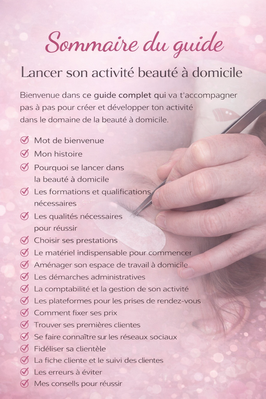 Guide pour lancer ton activité beauté/ Belgique
